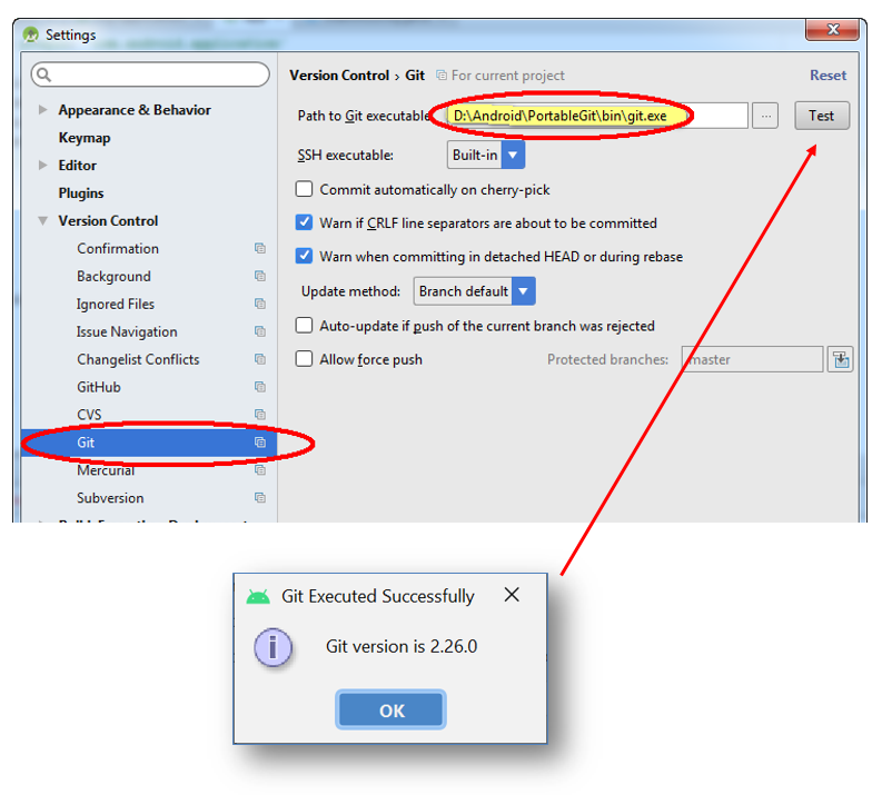 Next, do enter the Github account credentials in the Github entry